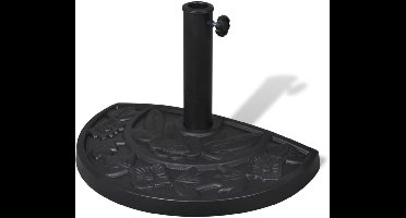 vidaXL - Parasolvoet - halfrond - hars