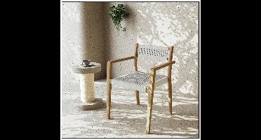 No Name – ARAWA – Tuinstoel stapelbaar – Acacia FSC – 6mm koord