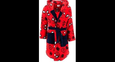 Spider-Man Marvel Badjas - Rood - zachte fleece ochtendjas - Spiderman - maat 128