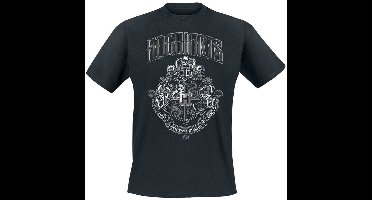 Harry Potter Hogwarts Heren T-shirt - zwart - 5XL