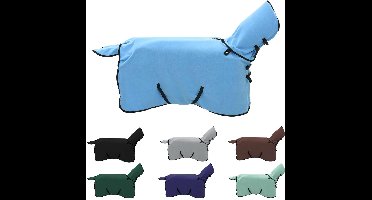 vidaXL - Paardendeken - Volledig - Aqua - Polyester