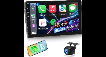 Android Autoradio – Auto Radio Unit – Multimedia Speler – Infotainmentsysteem – Navigatiesysteem – 9 Inch Touchscreen – Draadloos Apple CarPlay & Android Auto – DSP Audio & Achteruitrijcamera
