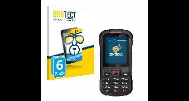BROTECT - Screenprotector voor Gigaset GLX8 - Folie Beschermfolie transparant 6 Stuks