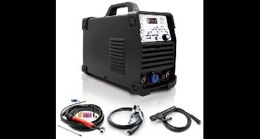 Elektrode Lasmachine - Lasmachine - Lasapparaat - Digitaal Inverterlassen - Draagbare MIG-lasser - AC 220V - 50/60Hz - AC - DC - TIG - ARC - 200A - Zwart