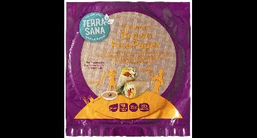 TerraSana Vietnamese bruine rijstvellen bio 150 Gram