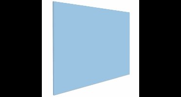 IVOL Whiteboard zonder rand - 100x200 cm - Baby Blue - Magnetisch - Frameless