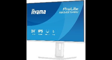 iyama ProLite XB2497HSU-W1 - 24 inch - Full HD - IPS - USB-Hub (4x) - verstelbaar - Wit