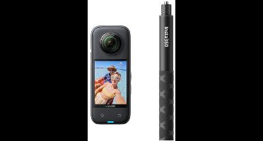 Insta360 - Action camera X3 - Bundel met selfie stick 23-114 cm