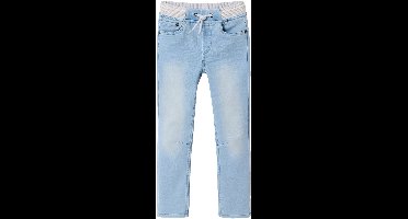 Vertbaudet Rechte fleecebroek jongens denim look