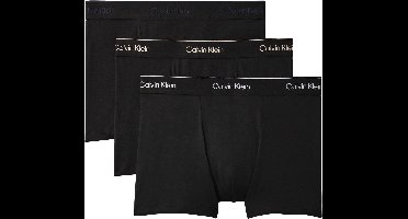 Calvin Klein Onderbroek Relaxed Fit Trunk 3pk Lv00nb4286 40i Black W/heavenly Iris Logo/b Mannen Maat - M