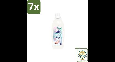 7 x At Home Wash – Wasverzachter Sensitive – Voor Babykleding – 750 ml - Grootverpakking - Babykleding Wasverzachter - Wasverzachter Voor Gevoelige Huid - Hypoallergene Wasverzachter - Wasverzachter Voor Pasgeborenen - Wasverzachter Voor Eczeem