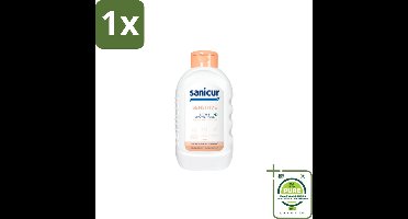 1 x Sanicur Bath & Showergel Sensitive 300 ml - Gevoelige Huid - Bad En Douchegel - Zachte Reiniging - Kamille Extract - Huidbeschermend