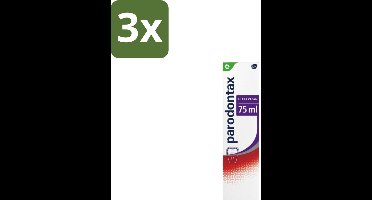 Parodontax – Tandpasta – Ultra Clean – 75 ml - Bulkverpakking - 3 stuks