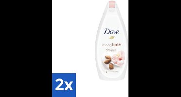 Dove – Badcrème – Caring Bath Almond – 450 ml - Voordeelverpakking - 2 stuks