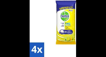 Dettol – Multi Reinigingsdoekjes – Citroen – 110 Doekjes - Voordeelverpakking - 4 stuks