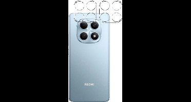 Camera Protector geschikt voor Xiaomi Redmi Note 15 4G - 2 stuks van glas Transparante glazen