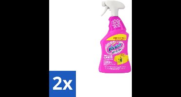 2 x Vanish – Vlekverwijderaar Spray – Oxi Action 4-in-1 – 940 ml - Vlekverwijderaar - Wasmiddel - Vlekken Verwijderen - Kleurverlies Voorkomen - Vetvlekken Verwijderen
