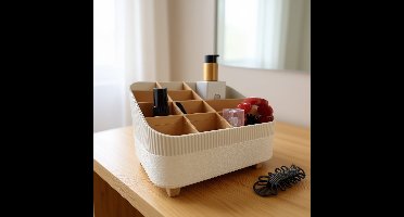 3D-Geprinte Opberger voor Make-up & Accessoires, Bureau- en Tafelorganizer, Eco-vriendelijk PLA