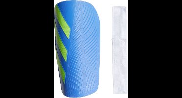 adidas Scheenbeschermers Voetbal Kinderen Tiro Club Blauw-limonkowe - Maat L