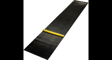 Dartmat Rubber met Oche – 300 x 60 cm – Officiële Werpafstand 237 cm – Werplijn voor Darten – Antislip Dartmat voor Thuisgebruik – Longfield