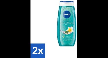 NIVEA Douchegel Hawaii Flower & Oil 250 ml - Voordeelverpakking - 2 stuks