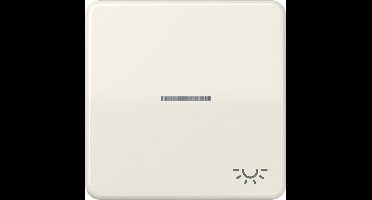 JUNG CD500 schakelwip met lens en lichtsymbool wit