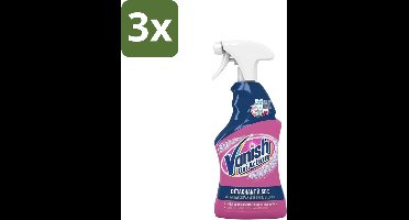 Vanish Oxi Action - Vlekkenverwijderaar Spray - Voor Tapijt. Textiel & Vloerbekleding - 500 ml - Bulkverpakking - 3 stuks