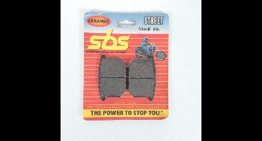 Plaquette de frein SBS pour Moto Suzuki 1100 GSX 1986 534HF AV / 2 paires nécessaire Neuf