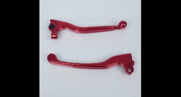 Paar rode remgrepen Vicma voor Peugeot 50 Speedfight 1 scooter Nieuw