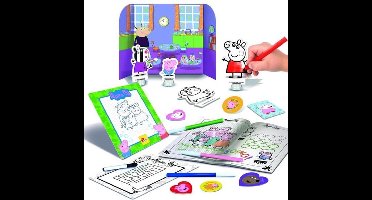 Kleurrugzak en tekenschool - Peppa Pig - LISCIANI