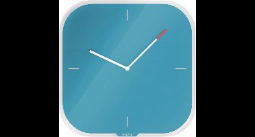 Wandklok leitz cosy glas blauw | 4 stuks