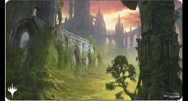 Ultra Pro - Magic - The Gathering - Ravnica Remastered - Speelkleed Gruul Clans Stomping Ground (60 x 34 cm)