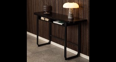 Sohome Sidetable/Eettafel Maren 140 x 40/80cm - Zwart