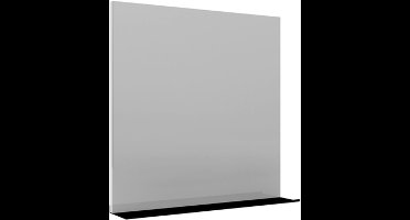 Allibert Sitio spiegel 60x70cm met planchet zwart mat