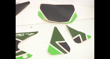 stickers ace cache voor motor kawasaki 450 kxf 2006 tot 2007 0508221 nieuw