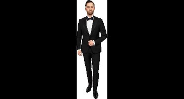 Suitable Smoking New York 100% Wol - Kostuum - Tuxedo Kostuum Heren voor chique Gala - Wol - Maat 50