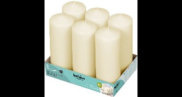 Bolsius - Stompkaars - Ivoor - 6 stuks