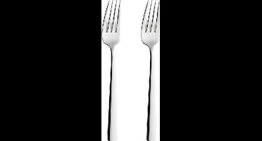 Amefa Moderno - 2-delige tafelvorkset - hoogglans - zilverkleurig