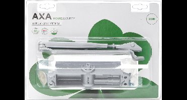AXA Deurdranger - 7504-2 - Deursluiter voor binnendeuren - Tot 80 kg - Grijs - Houdt kou buiten