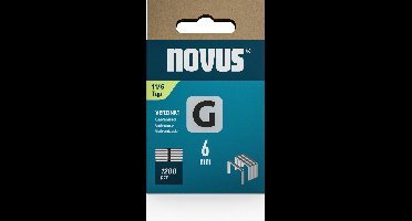 Novus Tools 042-0795 Nieten met plat draad Type 11 1200 stuk(s) Afm. (l x b) 6 mm x 10.6 mm