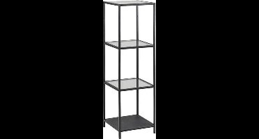 FYN Sea opbergrek met 3 plankjes glas transparant