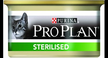 Pro Plan Cat Blik Sterilised Zalm/tonijn 24st