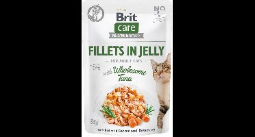 Brit Care Cat Fillet 85 g - Kattenvoer - Gelei&Tonijn