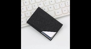 New Age Devi - Luxe Zakkaart Houder - Zwart - Aluminium