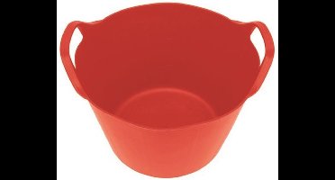 Gripline Bouwemmer - Flexibele Kuip - Flextub - 25L - Rood