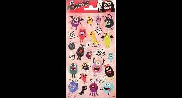 Haza Original Stickervel Monsters 26 Stuks Multicolor
