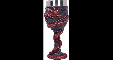 Nemesis Now Kelk Dragon Coil - Kelk met Rode Draak - 20cm - Multicolours