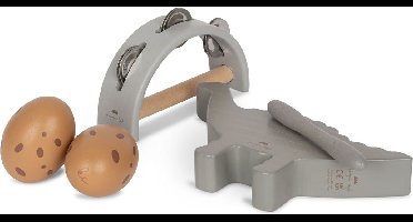 Konges sløjd Music set Dino FSC - Konges sløjd Muziekset Dino - Houten speelgoed - Muziek speelgoed