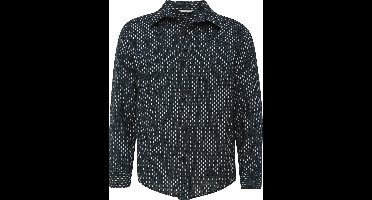 Mexx Jongens Overhemd-Blauw print-maat 110