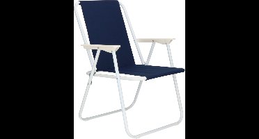 Springos Campingstoel - Kampeerstoel - Vouwstoel - Visstoel - Inklapbaar - Marineblauw